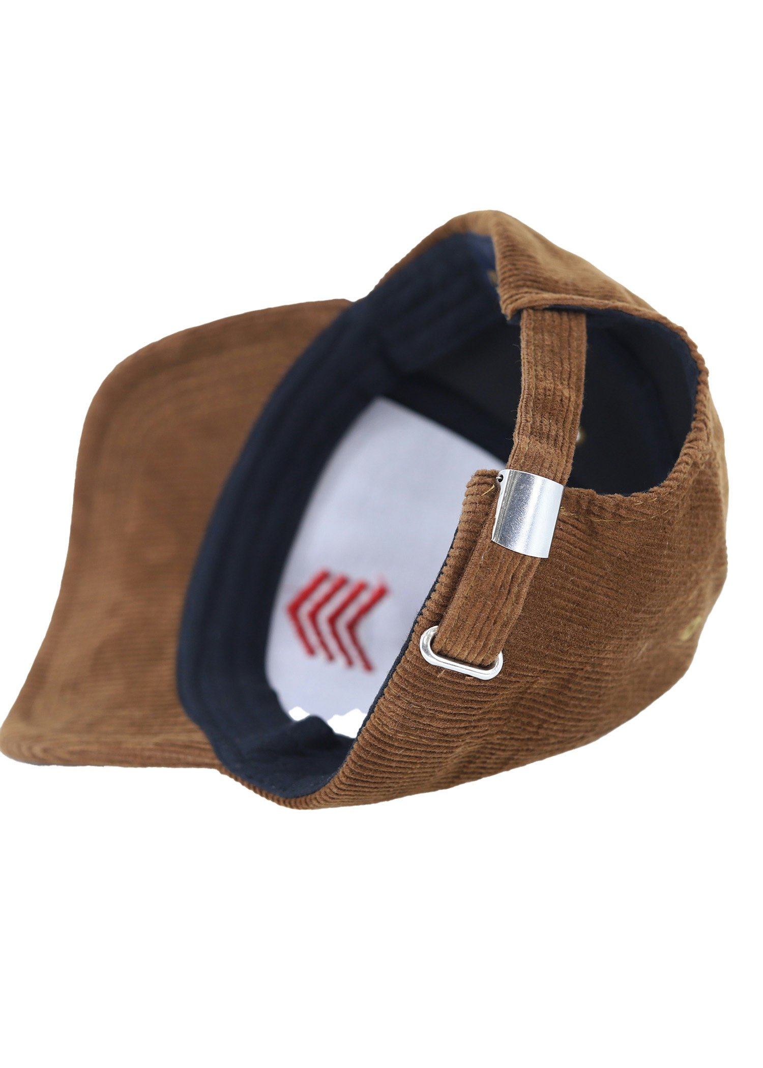 rooster cord cap brown color back view
