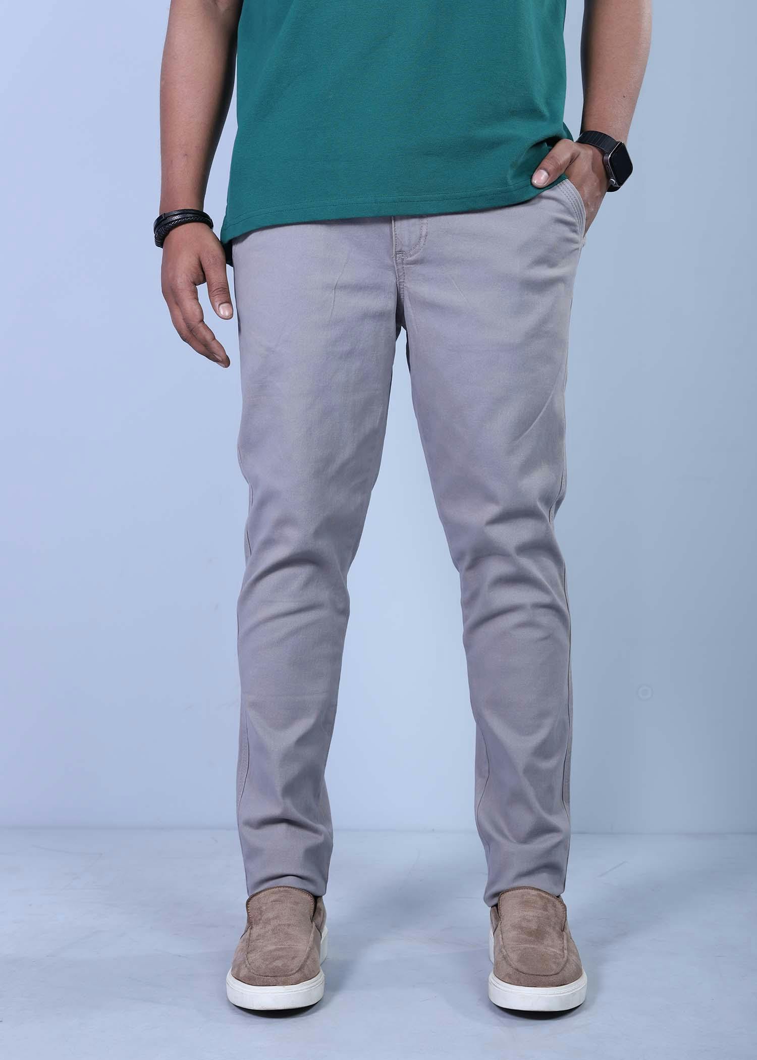 parla i chino pant sand color half front view