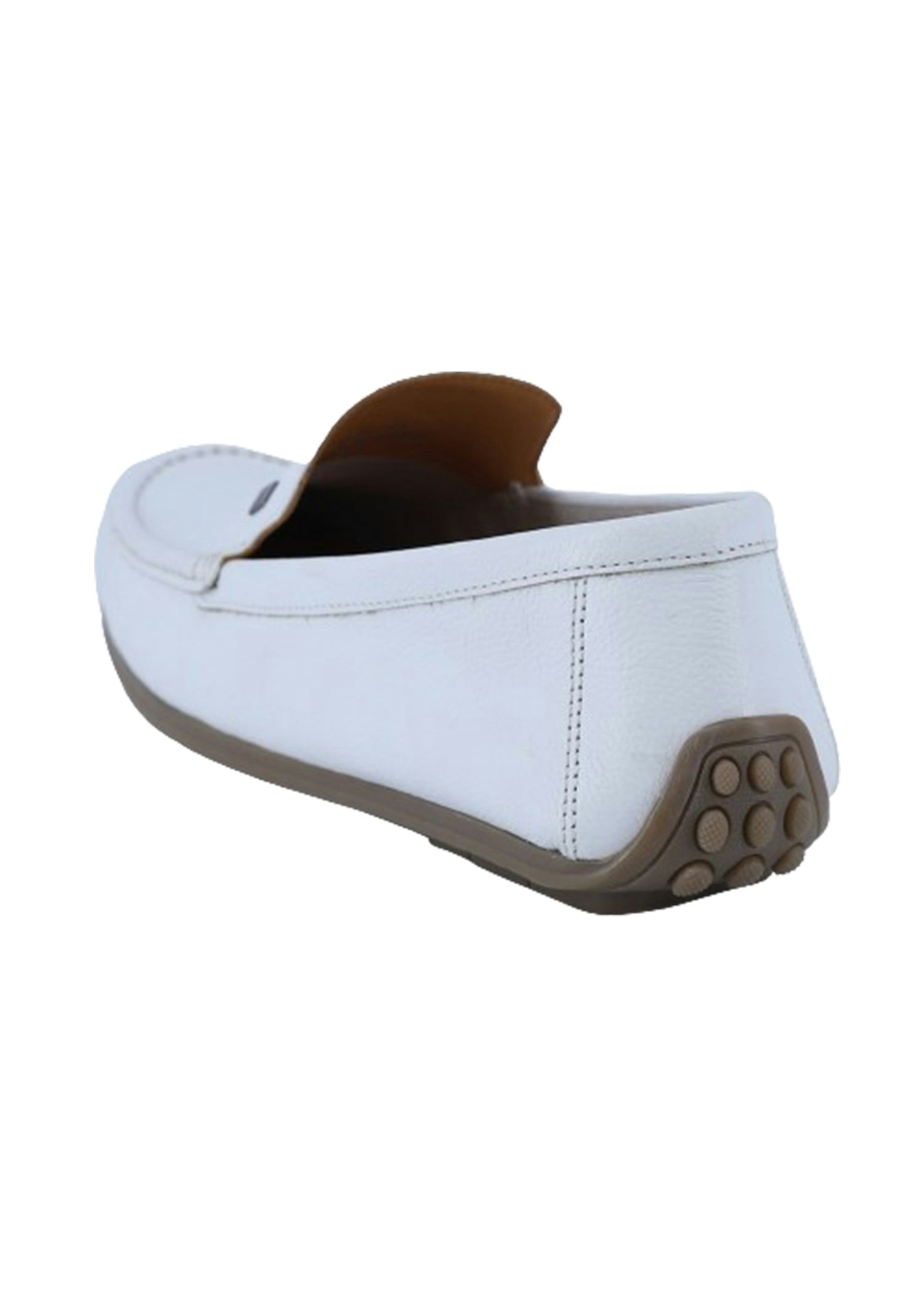deer mens shoes white color back view