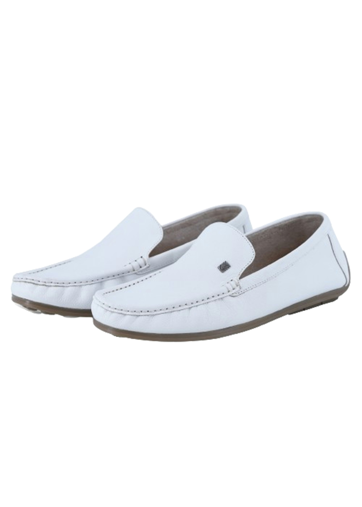 deer mens shoes white color straight