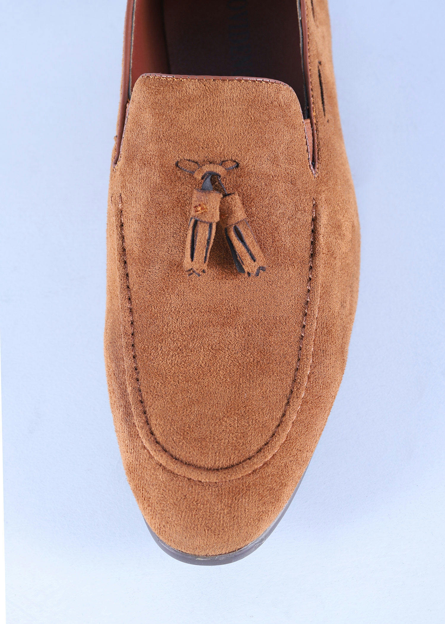 ebru mens shoes brown color top close