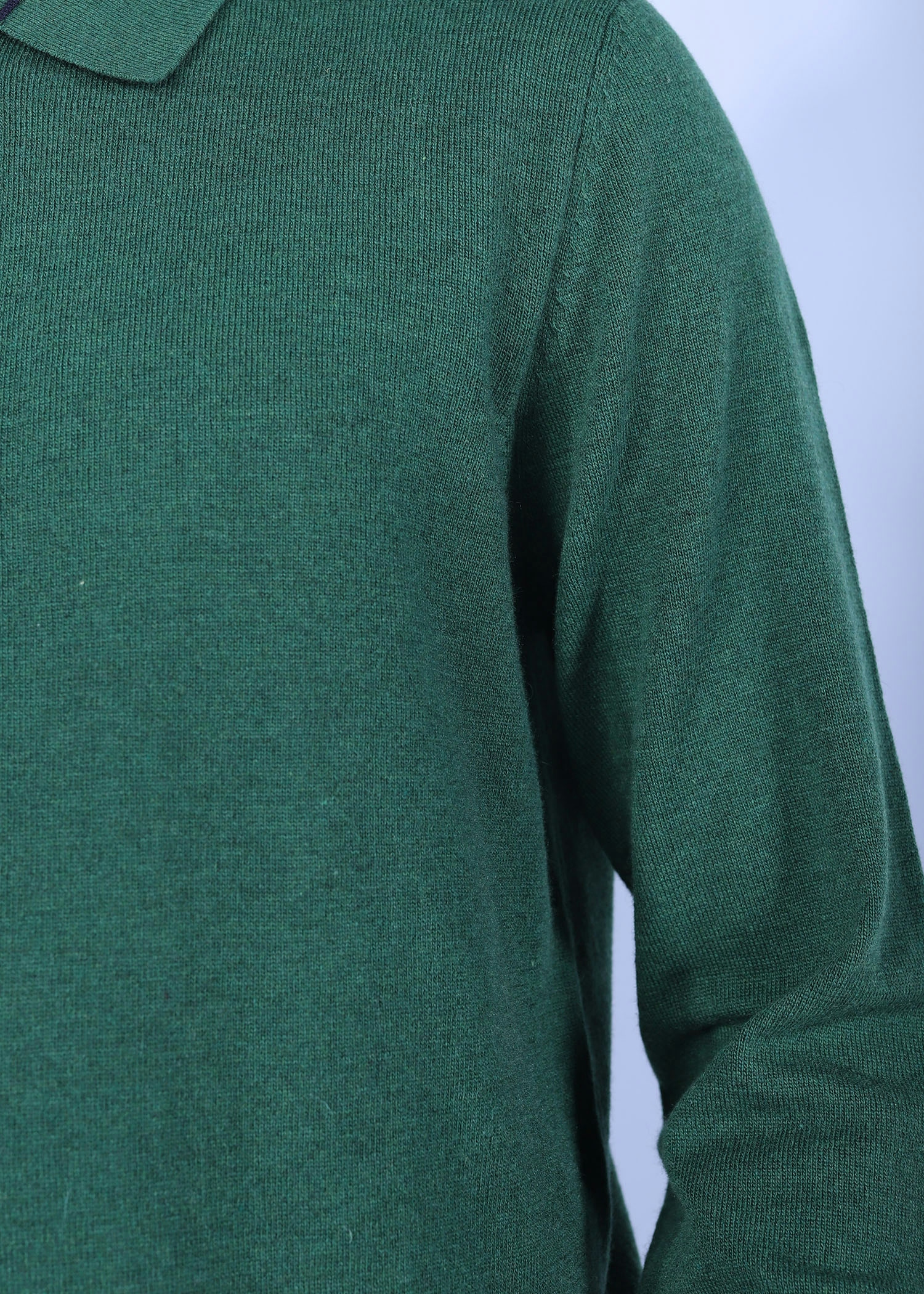 athens sweater green color close front view