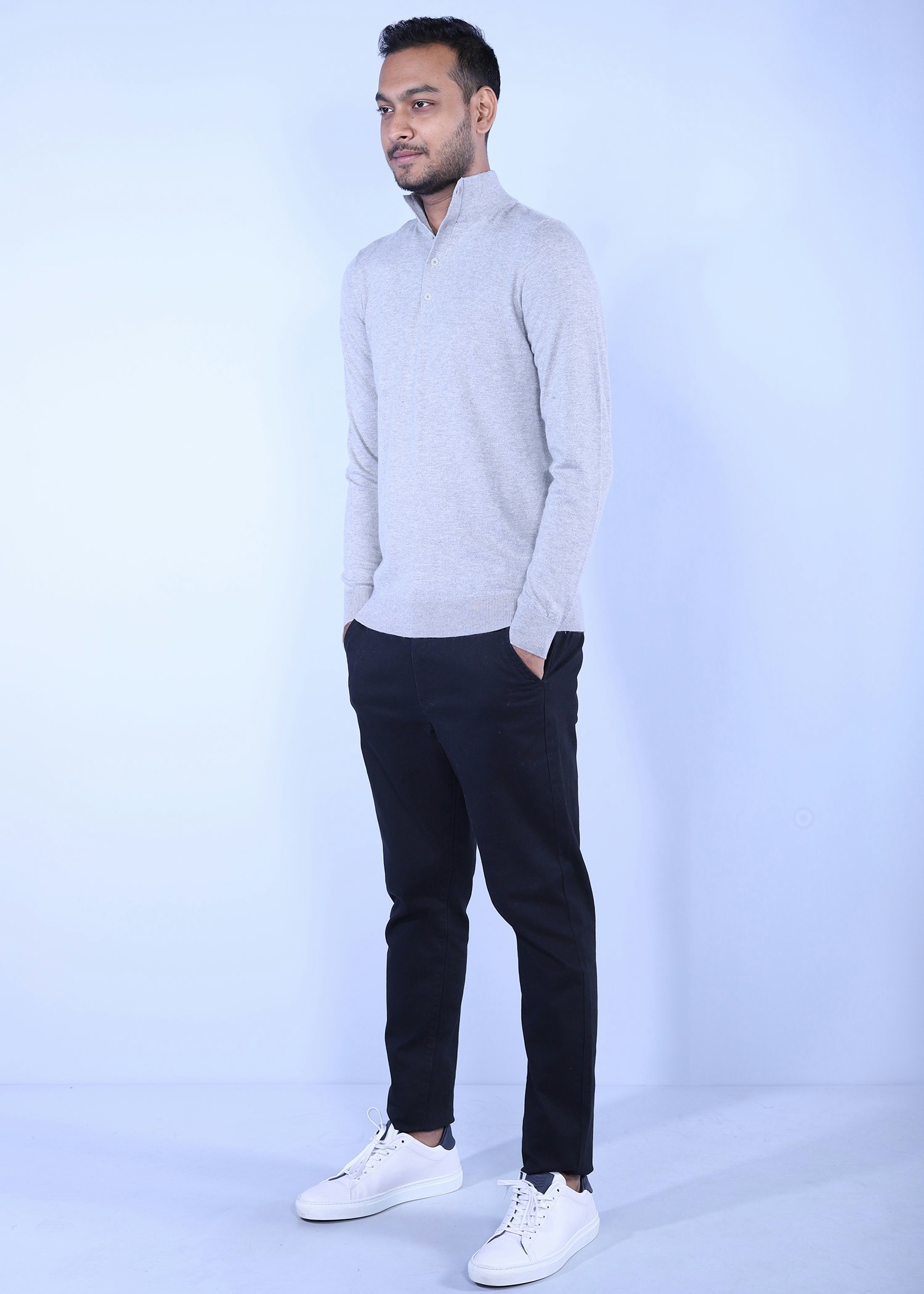 hornero i sweater grey color side view