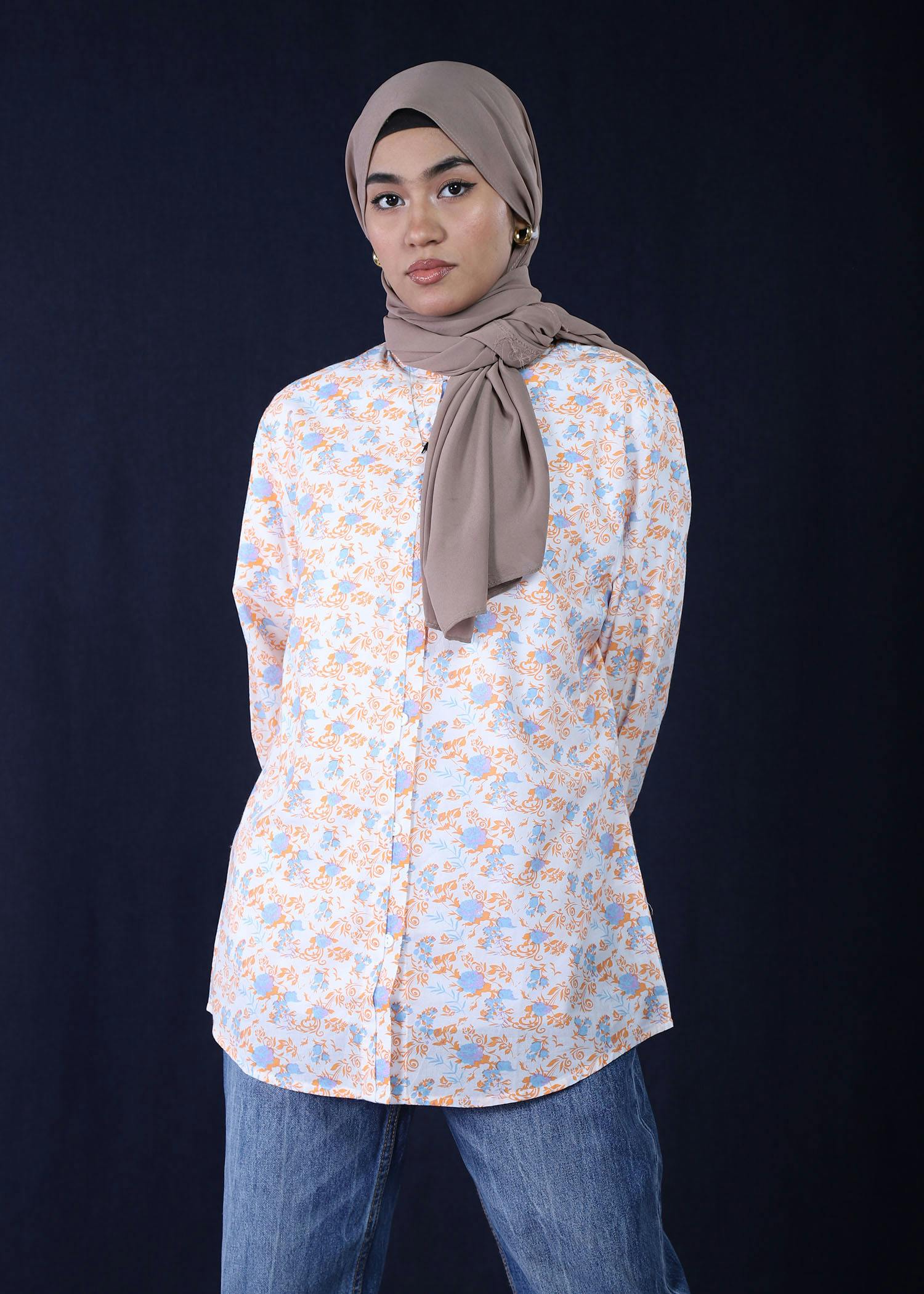 ochna ladies tops white color alf front view
