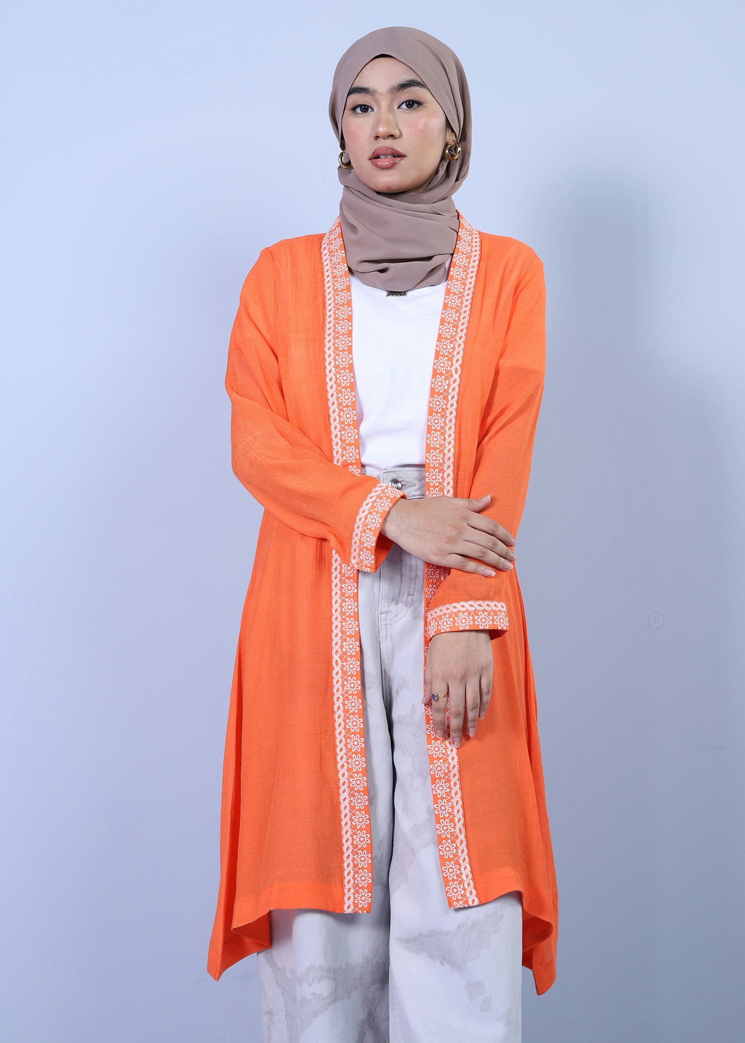 arabis ladies shreg orange color half front view